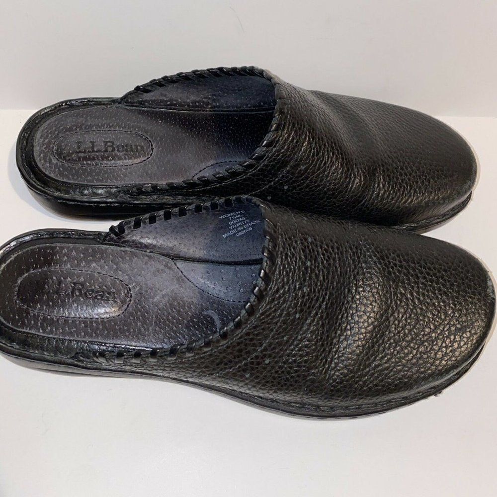 Womens LL Bean Sz 7.5M Slide Mule Slip-on Loafer